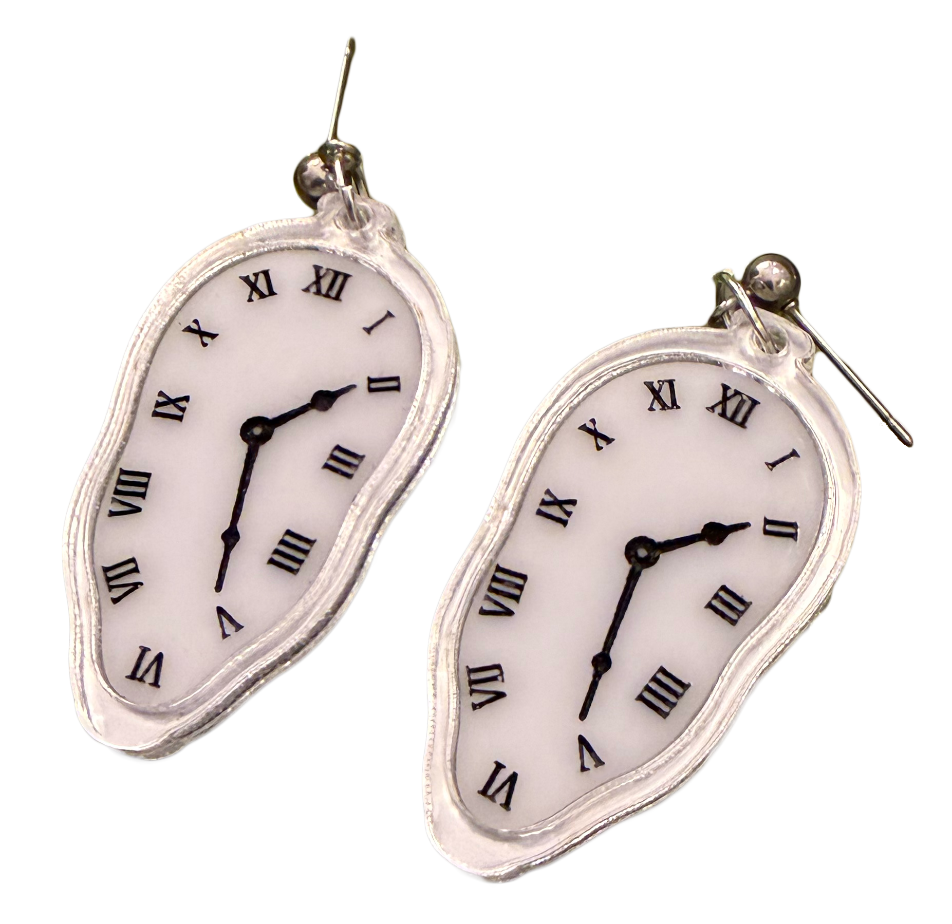 Melting clock jewelry by Mel
